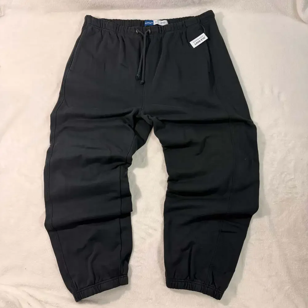 Old Navy Heavyweight XL Jogger Sweatpants in Black - Picture 1 of 4